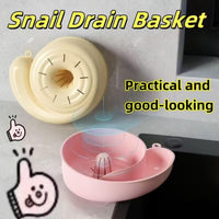 Snail Shape Drain Basket