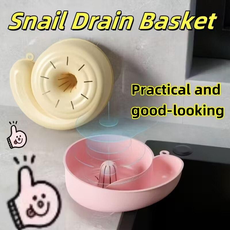 Snail Shape Drain Basket