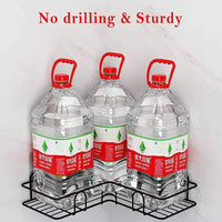 2 Packs Of Corner Shower Caddy, Wall Mounted No Drilling Shower Shelf with 6 Traceless Adhesive Hooks for Bathroom Kitchen Toilet, Only for 90 Degrees Right Angle, Matte Black